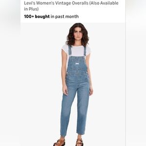 Levi's Women's Denim Overalls - Light Blue Wash.  Size Small  W-21